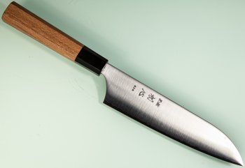 Hatsukokoro Hayabusa AS Wa-Santoku 180mm Teak