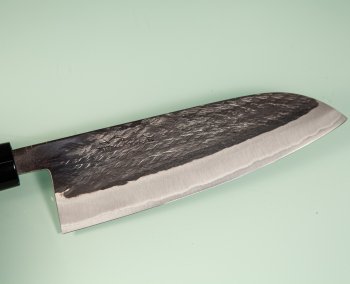 Tadafusa Aogami Tsuchime Kurouchi Wa-Santoku 170mm