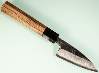 Hatsukokoro Kumokage AO2 Kuro Dama Wa-Petty 80mm Teak