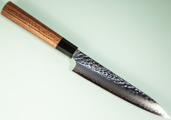 Hatsukokoro VG10 Tsuchime Wa-Petty 150mm Teak