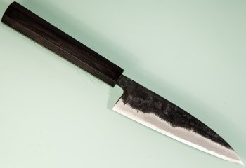 Hatsukokoro Sumi Blue2 Kurouchi Wa-Petty 125mm Ebony