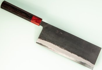 Hinokuni Shirogami 1 Wa-Chuka 180mm Kurouchi RRO