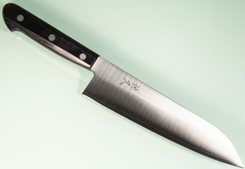 Tsunehisa SLD Migaki Santoku 185mm schwarz