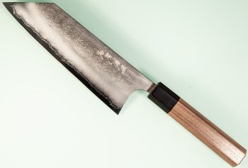 Shu Matsubara AO2 Nashiji Wa-Bunka 185mm Walnuss