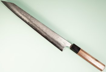 Shu Matsubara AO2 Nashiji Wa-Sujihiki 275mm Walnuss