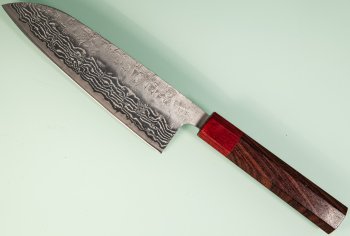 Tsunehisa 440C Dama Washiji Wa-Santoku 170mm RRO