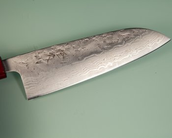 Tsunehisa 440C Dama Washiji Wa-Santoku 170mm RRO